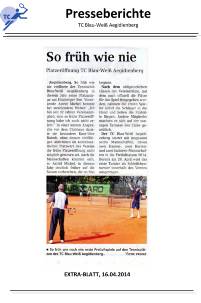 Extrablatt 16.04.2014 - Platzer&ouml;ffnung